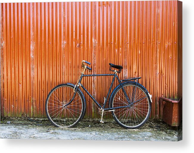 Bicycle Acrylic Print featuring the photograph Old Bike by Jim Orr