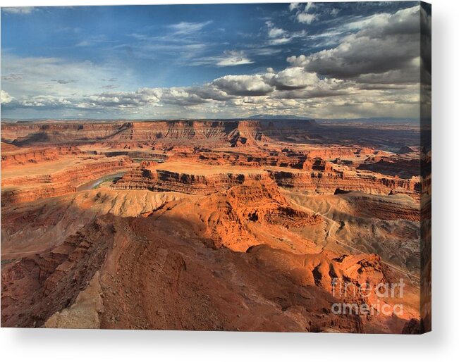 Dead Horse Point Acrylic Print featuring the photograph Overlooking Dead Horse Point by Adam Jewell