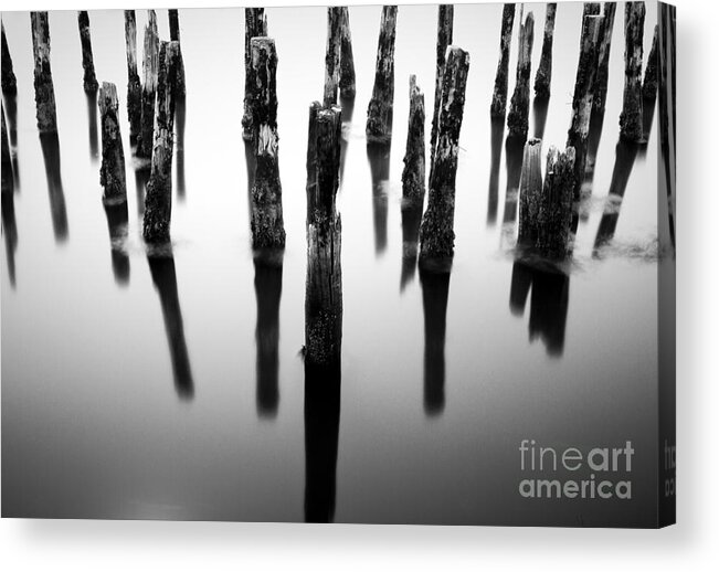 Waterfront Acrylic Print featuring the photograph Pier Pressure by Brenda Giasson