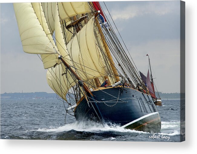 Sailing Ship Acrylic Print featuring the photograph Riding the Wind by Robert Lacy
