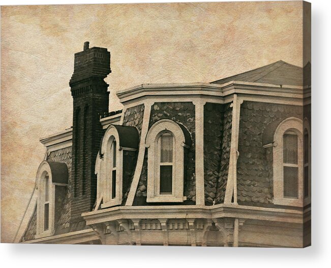 House Acrylic Print featuring the photograph Spooky by Dark Whimsy