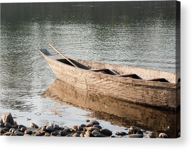 Boat Acrylic Print featuring the photograph The Wait by Fotosas Photography