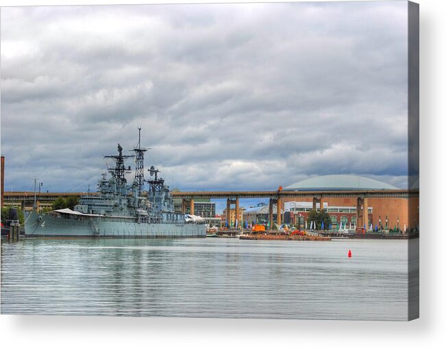  Acrylic Print featuring the photograph USS Little Rock by Michael Frank Jr