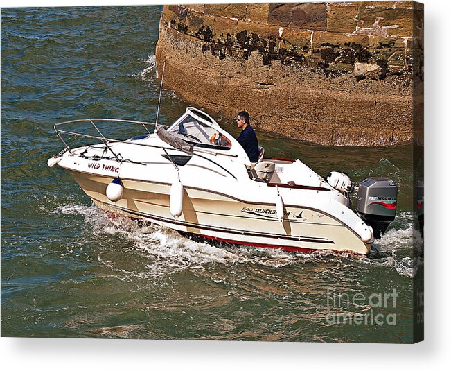 Boat Acrylic Print featuring the photograph Wildthing by David Hollingworth