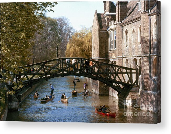  Acrylic Print featuring the painting Cambridge University #1 by Granger