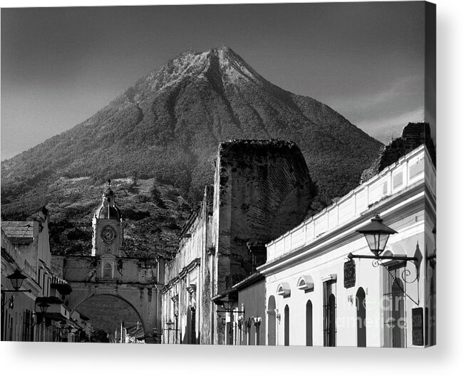 Black And White Acrylic Print featuring the photograph Guatemala_8-17 #1 by Craig Lovell