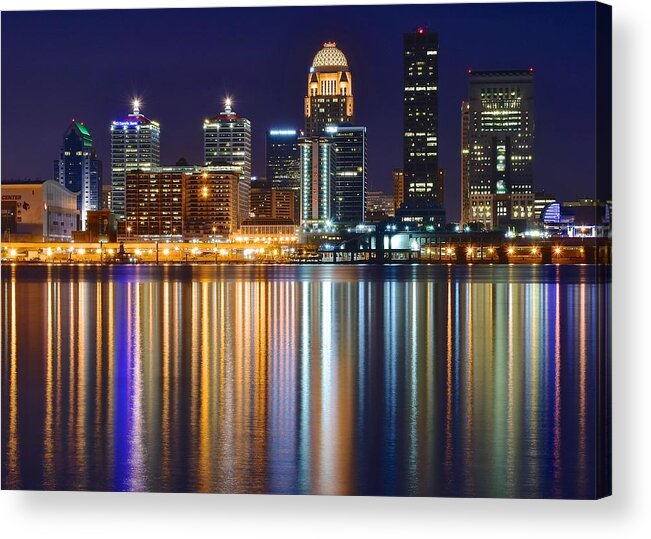 Kentucky Acrylic Print featuring the photograph Lavender Louisville by Frozen in Time Fine Art Photography