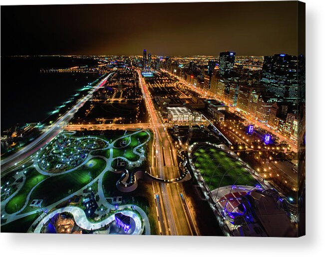 Chicago Acrylic Print featuring the photograph Millennium Park #1 by Raf Winterpacht