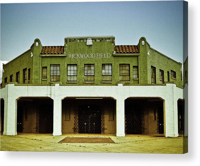 Rickwood Field Acrylic Print featuring the photograph Rickwood by Just Birmingham