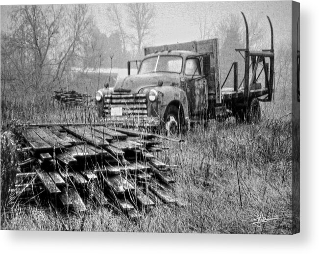 Truck Acrylic Print featuring the photograph The Last Load #1 by Jim Vance