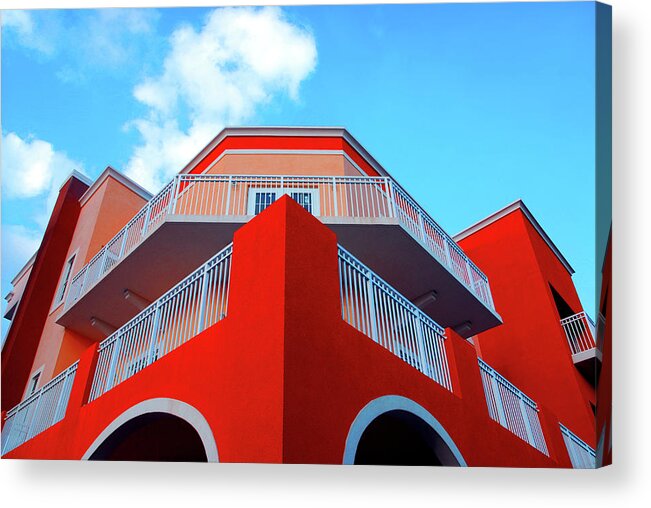 Building Acrylic Print featuring the photograph 11- Deco Sky by Joseph Keane