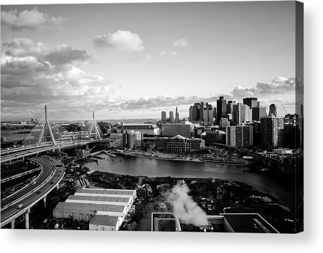 Boston Acrylic Print featuring the photograph Boston Sunset #3 by Mountain Dreams