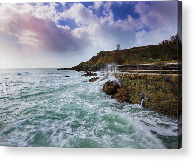 Channel Island Acrylic Print featuring the photograph Steps #1 by Chris Smith