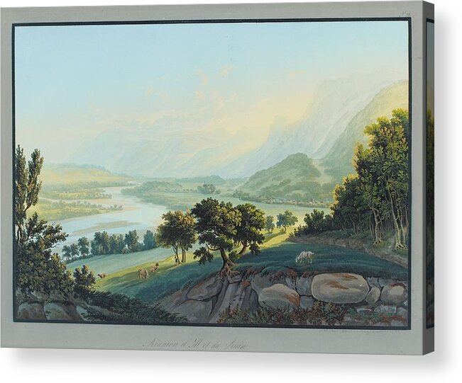 Bleuler Acrylic Print featuring the painting Nature by Johann Ludwig
