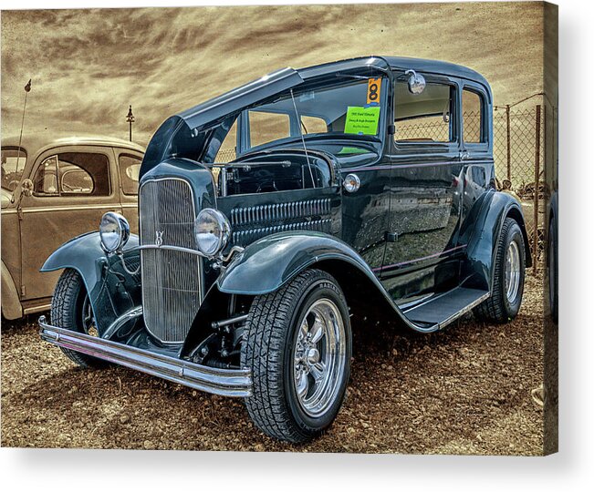 Ford Acrylic Print featuring the photograph 31 Ford Victoria by Bill Posner