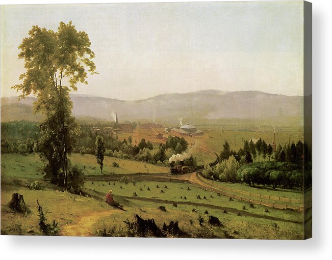 George Inness Acrylic Print featuring the photograph The Lackawanna Valley #6 by George Inness