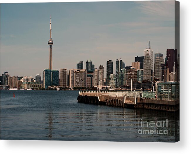 Toronto Acrylic Print featuring the photograph Toronto skyline #6 by Blink Images