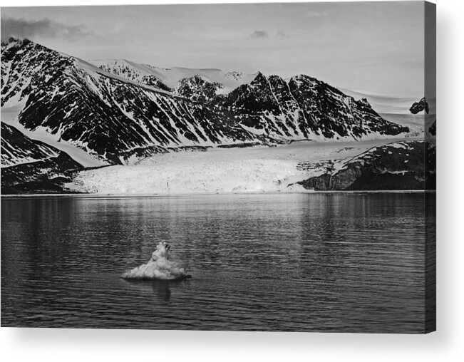 Arctic Acrylic Print featuring the photograph 79 Degrees North J by Terence Davis