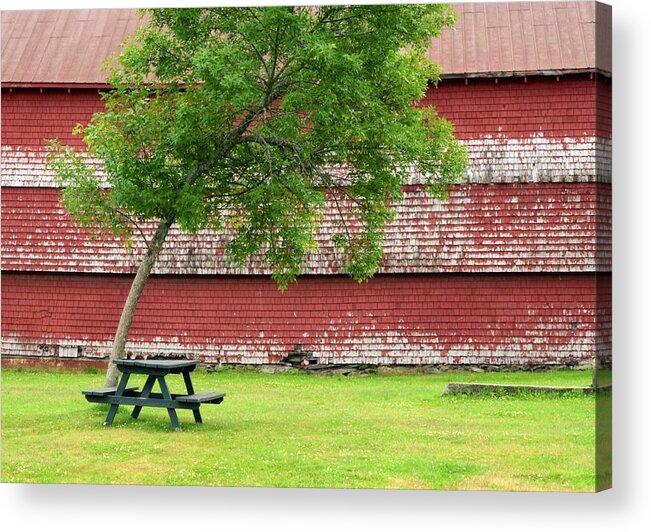 Picnic Acrylic Print featuring the photograph A picnic for you and me by Corinne Rhode