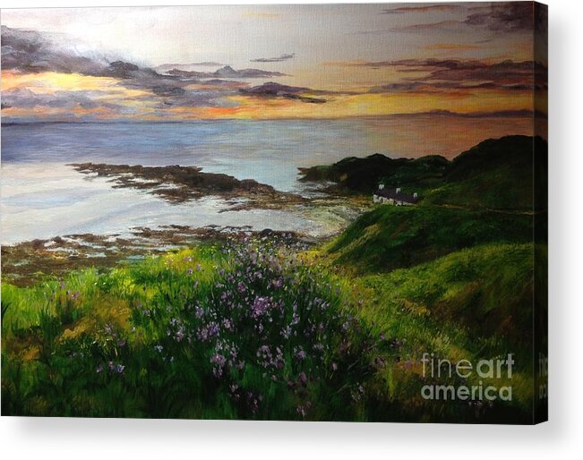 Landscape Acrylic Print featuring the painting A Special Place ... by Lizzy Forrester
