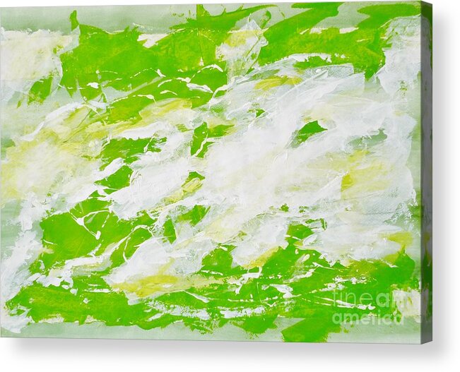 Acrylic Acrylic Print featuring the painting Abstract Art Project #18 by Karina Plachetka