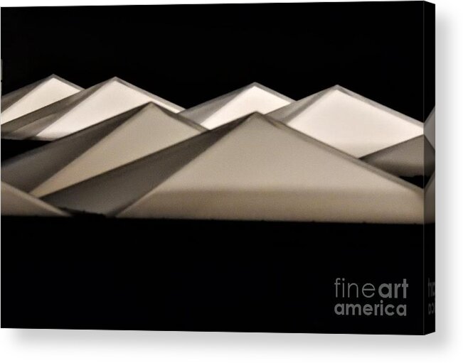 Fine Art Print Acrylic Print featuring the digital art Abstractions In The Night by Jan Gelders