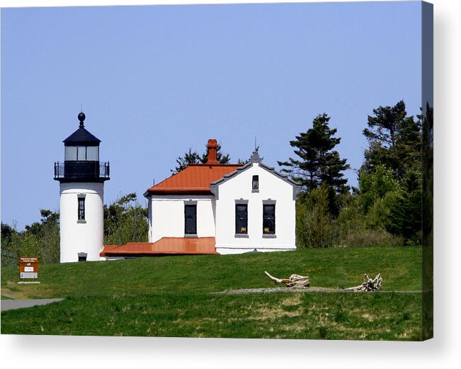 Admiralty Head Lighthouse Acrylic Print featuring the photograph Admiralty Head LI 2014 by Mary Gaines