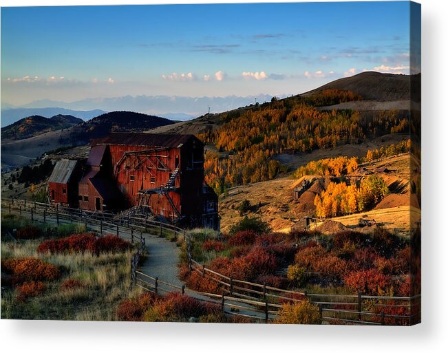 Colorado Acrylic Print featuring the photograph After The Gold Rush by Tim Reaves