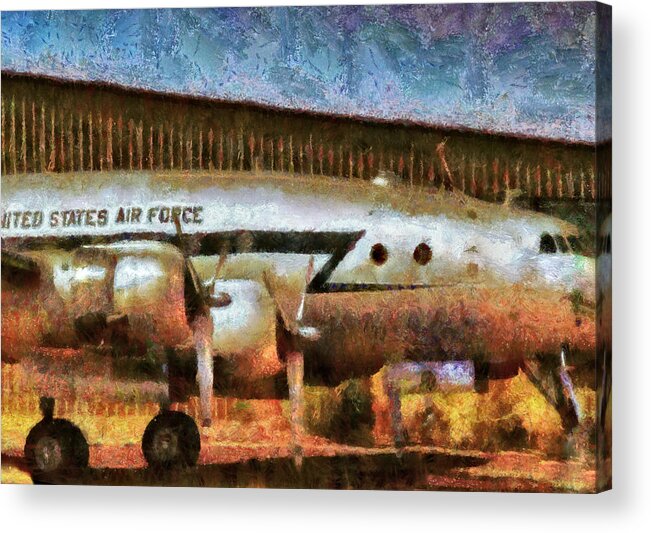 Airplane Acrylic Print featuring the photograph Air - United States Air Force by Mike Savad