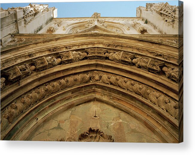 Aix En Provence Acrylic Print featuring the photograph Aix Cathedral by Shaun Higson