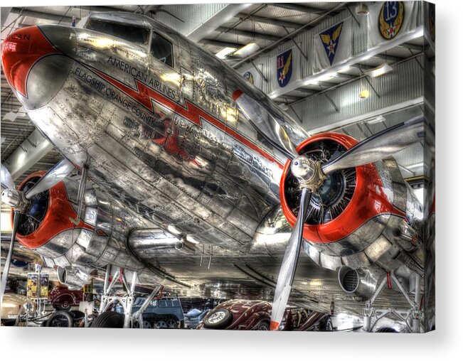 Plane Acrylic Print featuring the photograph American 6 by Craig Incardone