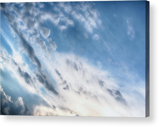Nature Acrylic Print featuring the photograph Angry Clouds by Susan Stone