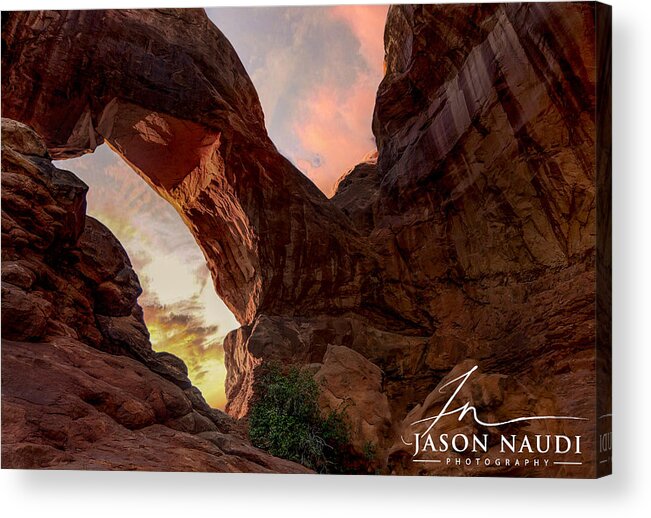  Acrylic Print featuring the photograph Arches by Jason Naudi