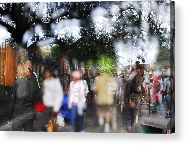 Louisiana Acrylic Print featuring the photograph Art and Carriages by Wayne Archer