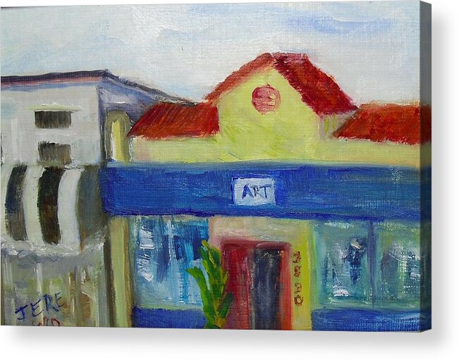 North Park Acrylic Print featuring the painting Art Department by Jeremy McKay