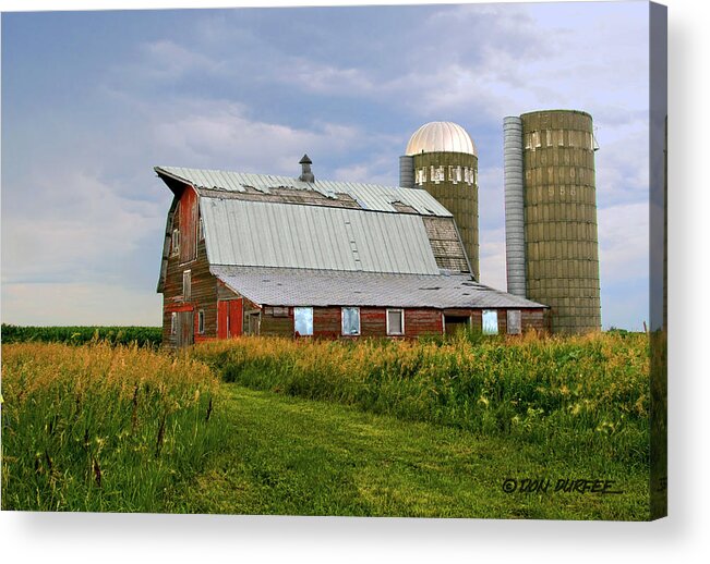 Barn Acrylic Print featuring the photograph Barn by Don Durfee