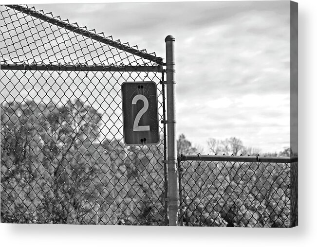 Baseball Field Number Two Acrylic Print featuring the photograph Baseball Field Number Two by Sandra Church