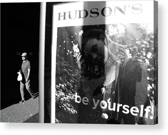 Street Photography Acrylic Print featuring the photograph Be Hudson by J C