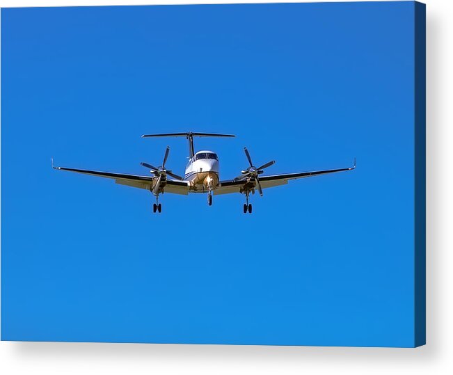 Beechcraft Acrylic Print featuring the photograph Beechcraft Super King Air 350 by Mark Lucey