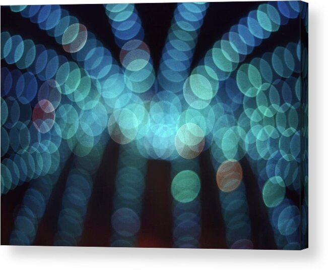 Colors Blue Lights Acrylic Print featuring the photograph Blue Boogie by Laurie Stewart