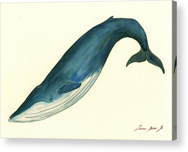 Whale Acrylic Painting