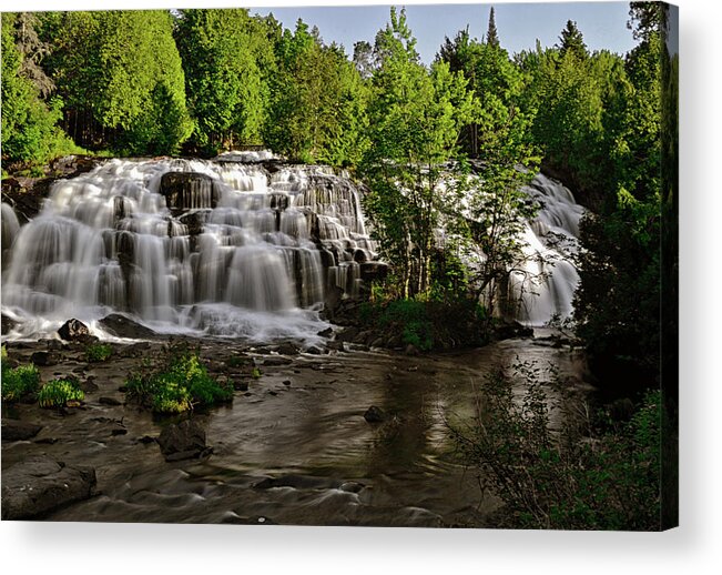 Waterfall Acrylic Print featuring the photograph Bond Falls - Haight - Michigan 003 by George Bostian