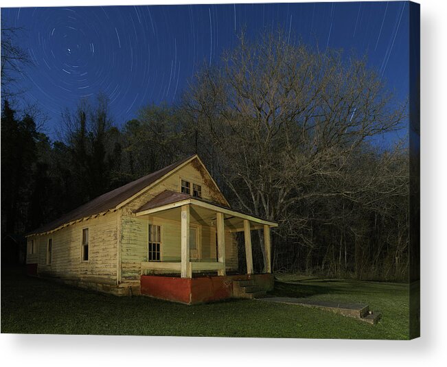Boxley Valley Acrylic Print featuring the photograph Boxley Valley Abandoned House by Hal Mitzenmacher