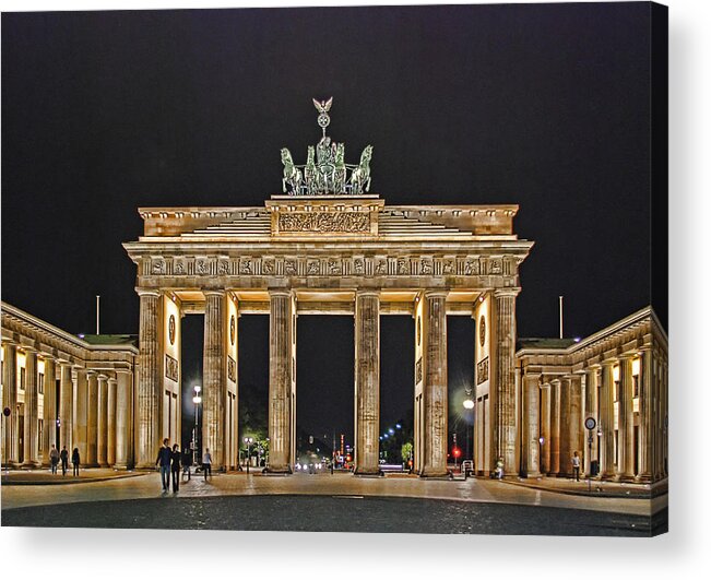 Brandenburger Tor Acrylic Print featuring the photograph Brandenburg Gate by Joachim G Pinkawa