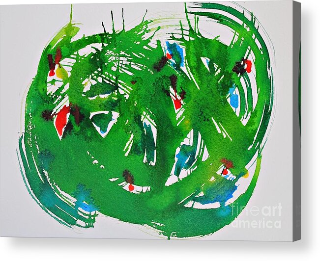 Break Acrylic Print featuring the painting Breaking the rules by Chani Demuijlder