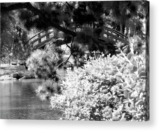 Water Acrylic Print featuring the photograph Bridge Over Calm Water by Robert Suggs