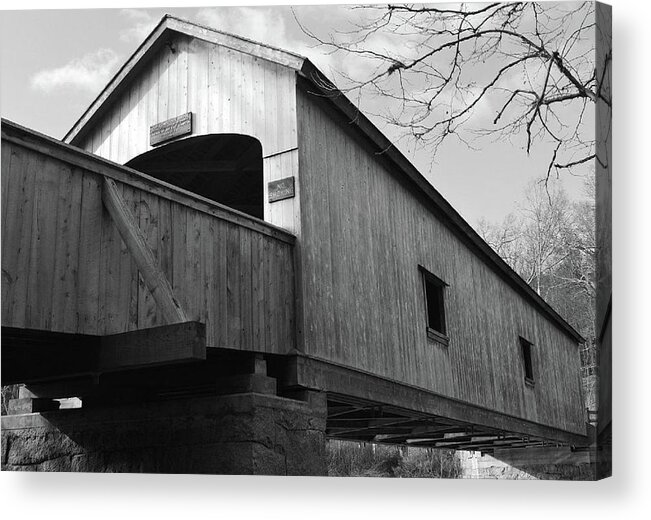 Architecture Acrylic Print featuring the photograph Bridge Over Troubled Water by Charles HALL