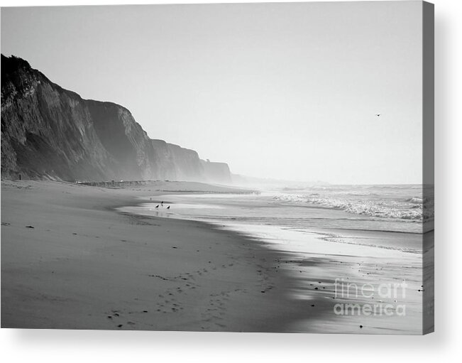 California Acrylic Print featuring the photograph California Shoreline by Kimberly Blom-Roemer