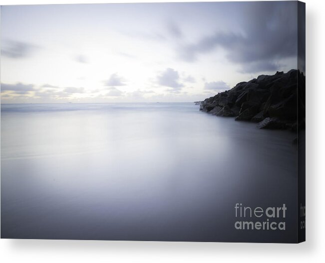 Nature Acrylic Print featuring the photograph Calmness before Sunrise by George Kenhan