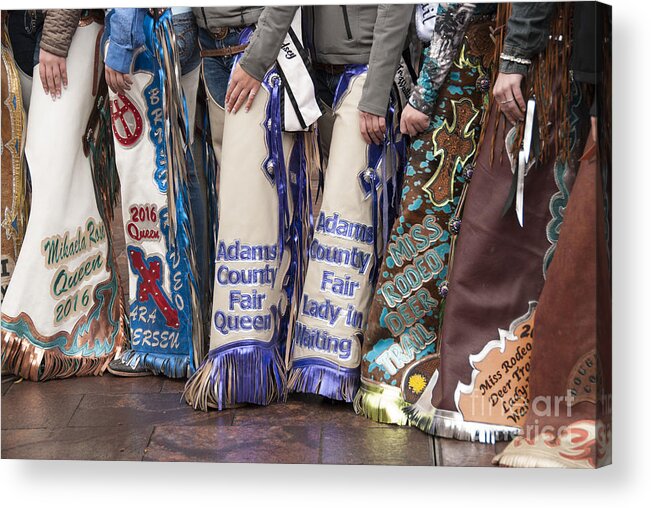 America Acrylic Print featuring the photograph Chaps by Juli Scalzi